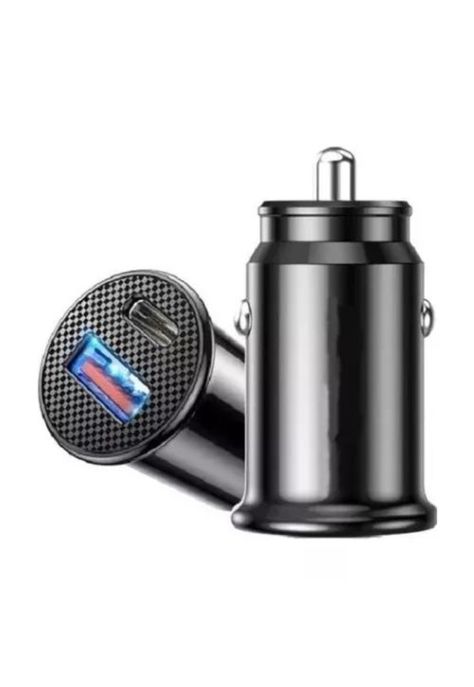Cargador auto carga rápida 20W USB y USB-C QC3.0 PD20W-1
