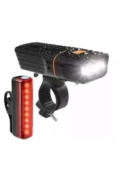 Luz de Bicicleta - Impermeable, Recargable, Trasera, 1000lm-1