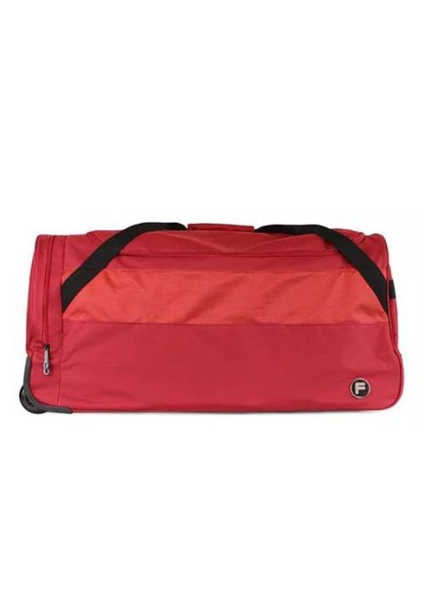 Bolso de viaje con ruedas Kross L, 131 L, rojo con candado-4