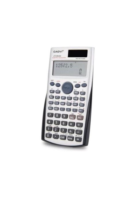 Calculadora científica portátil, 403 funciones, color gris (268006)-1