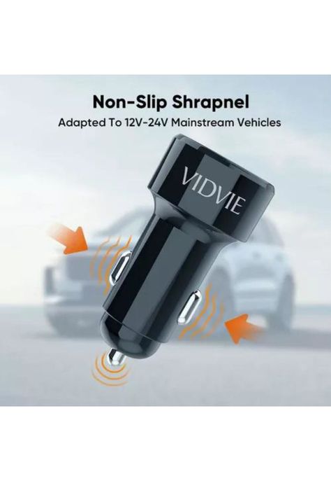 Cargador auto doble USB 12V-24V carga rápida 3.0-5