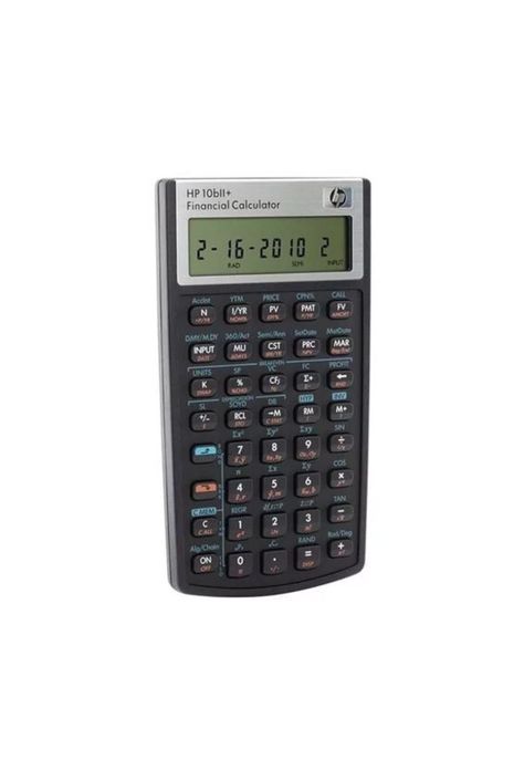 Calculadora financiera HP 10b2+, color negro-0