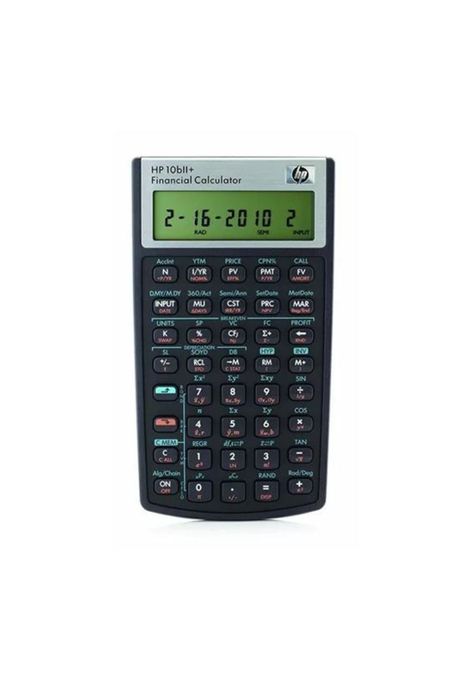 Calculadora financiera HP 10b2+, color negro-1