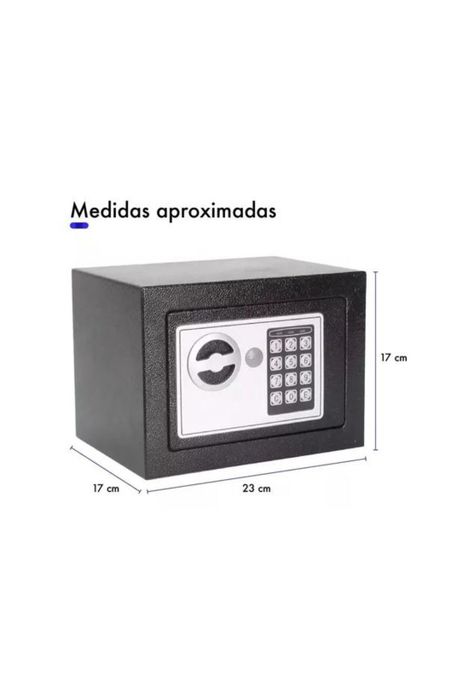 Caja fuerte seguridad electrónica/combinación color negro-3