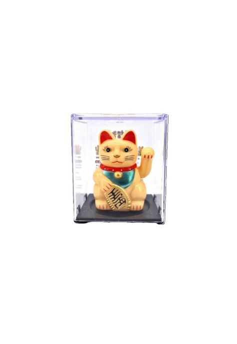 Gato de la suerte solar, Maneki Neko, feng shui, fortuna, mano-0