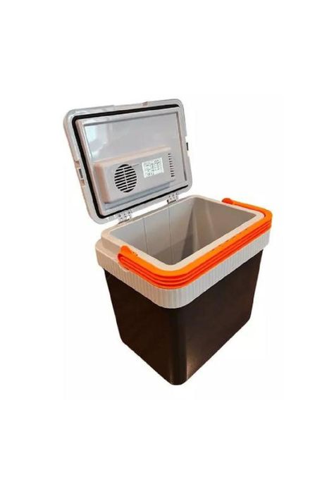 Cooler Eléctrico - 24 Lts, 12V para Autos o Enchufe AC/DC - Color Gris Lernen-6