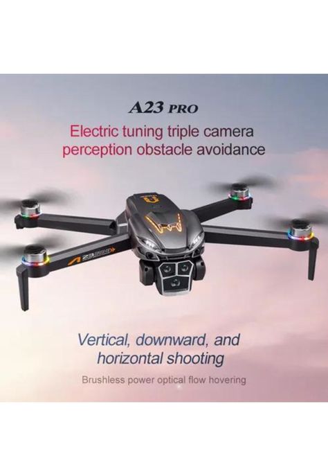 Drone Cámara Dual 3 Baterias 6k Anti-obstáculos Efectos Luz-9
