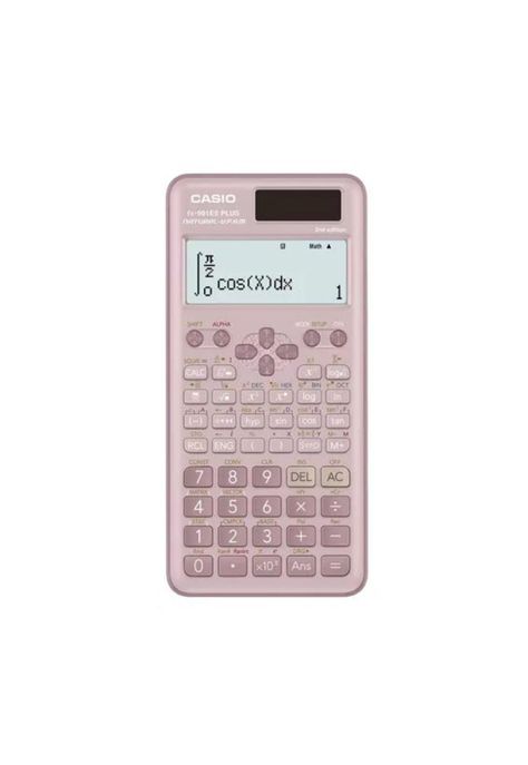 Calculadora Casio FX-991 ES Plus, 2da edición, color rosado-0