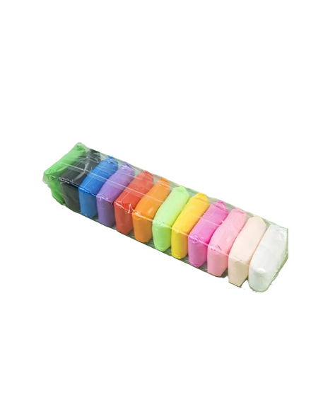 Set de 12 foamy moldeable fomi didáctico colores 160 g multicolor-0