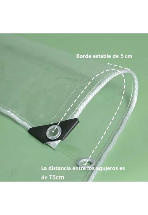 Cortina PVC Roller Transparente 3x2m para Terraza-5