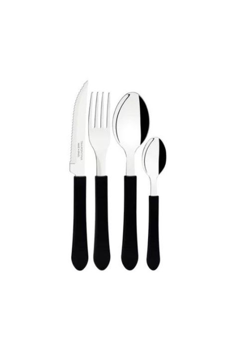 Cubiertos leme negro para cocina hogar-0