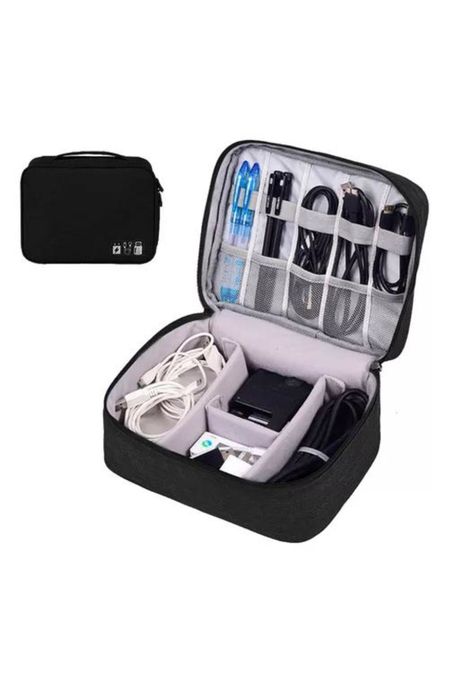 Organizador de Electrónica Gadnic para Viajes - Valijas - Color Negro-0