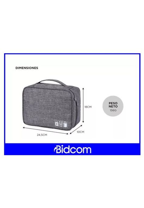 Organizador de Electrónica Gadnic para Viajes - Valijas - Color Negro-1