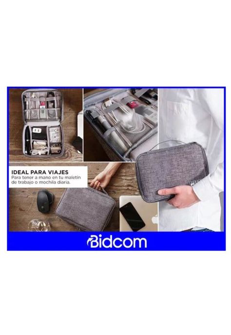 Organizador de Electrónica Gadnic para Viajes - Valijas - Color Negro-2