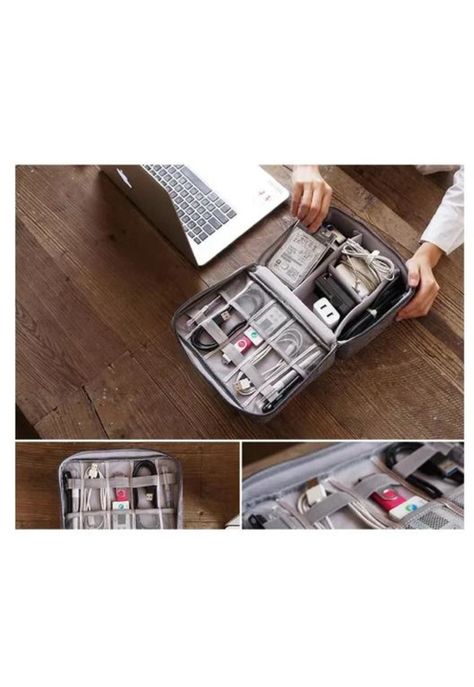 Organizador de Electrónica Gadnic para Viajes - Valijas - Color Negro-5