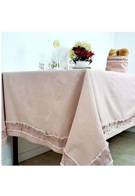 Mantel flanners 160x300 cm, rosado-2