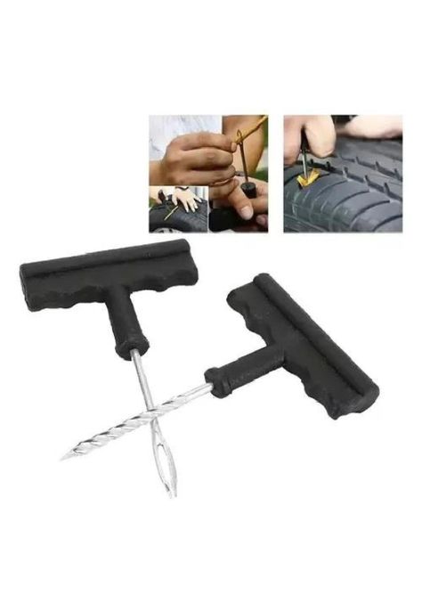 Pack de 2 kits de emergencia para reparación de pinchazos, neumáticos, auto y moto-0