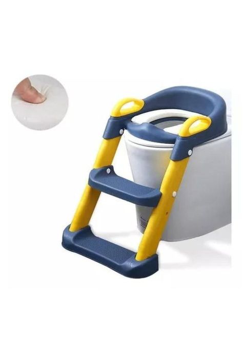 Asiento Adaptador Escalera - Inodoro WC para Niños, Acolchado-0