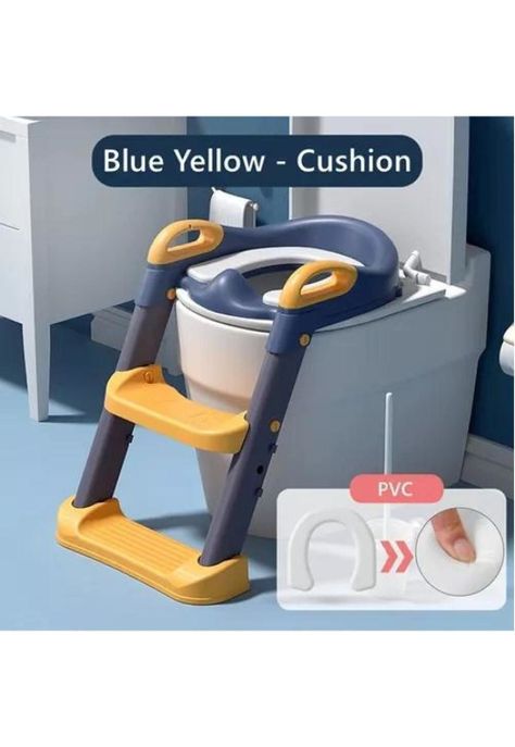 Asiento Adaptador Escalera - Inodoro WC para Niños, Acolchado-2
