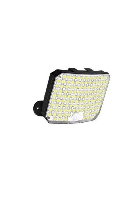 Foco solar exterior panel solar luces solares 100w negro-0