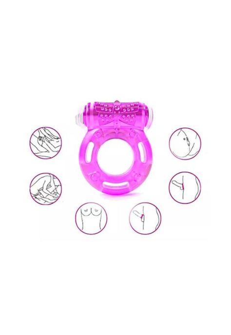 Anillos retardadores de eyaculación, color rosa-0