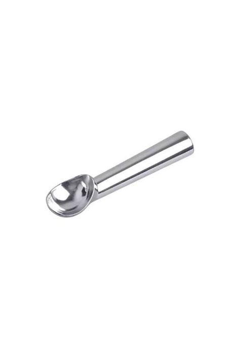 Cuchara helado aluminio resistente color plata-0