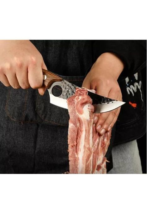 Cuchillo Táctico de Caza - Carnicero, Forjado a Mano-4