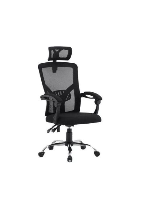 Silla de escritorio reclinable modelo ejecutivo color negro-2