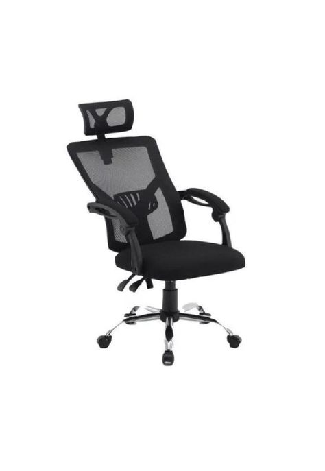 Silla de escritorio reclinable modelo ejecutivo color negro-3