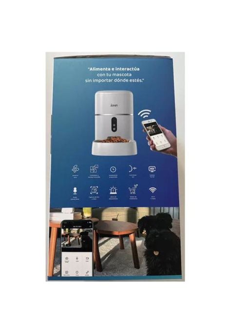 Dispensador automático de comida para mascotas con cámara y voz-4