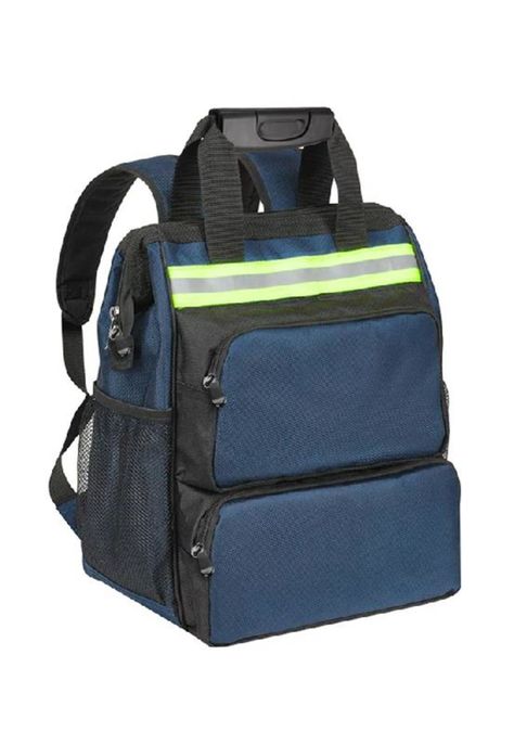 Mochila porta herramientas multifuncional para electricista, color negro-0