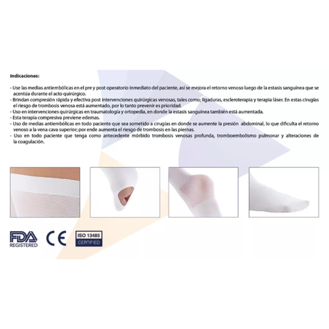 Medias Antiembolicas Compresion Cranberry-5