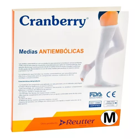 Medias Antiembolicas Compresion Cranberry-7