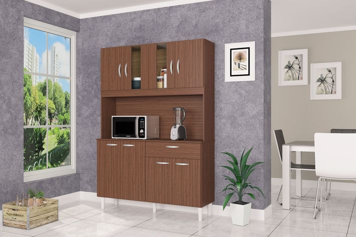 Mueble de cocina Magda 8 puertas capuchino-1