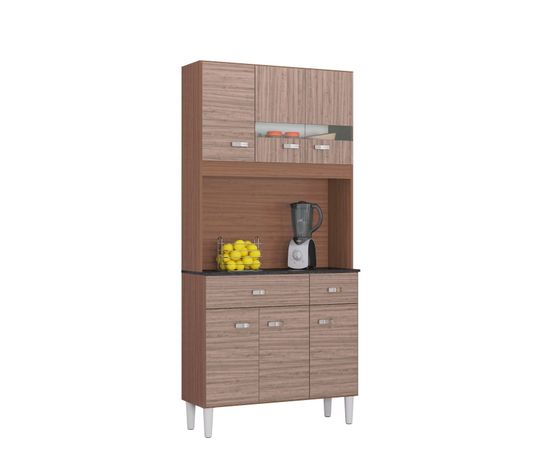 Mueble de cocina Manu 6 puertas capuchino/almendra-0