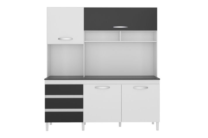 Cocina Florencia blanco/negro-0