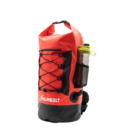 Bolsa Seca Mochila Humbolt Impermeable 50 L Roja-0