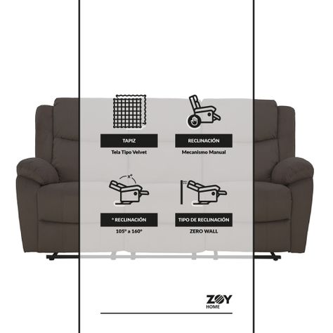  Reclinable 3 Cuerpos Thane-6