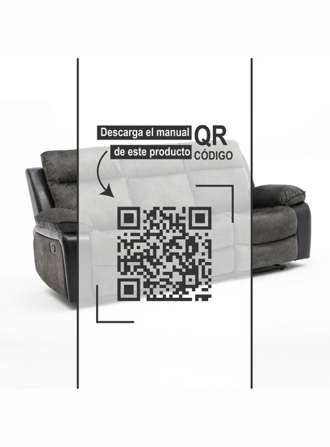 Reclinable 3 Cuerpos Brunei Negro-6