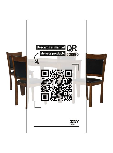 Juego de Comedor Andros Extensible 4 Sillas -7