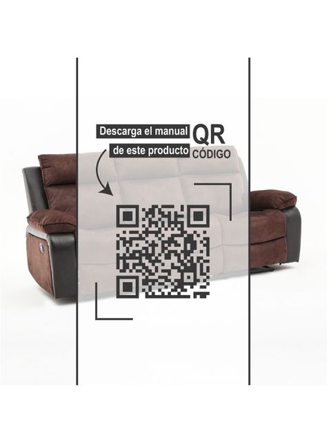 Reclinable 3 Cuerpos Brunei Café-7