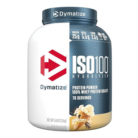 Iso 100 - 5lbs - Dymatize Proteina - Vainilla-0