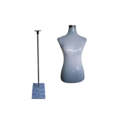 Torso Maniqui De Mujer Dama Con Pedestal-0