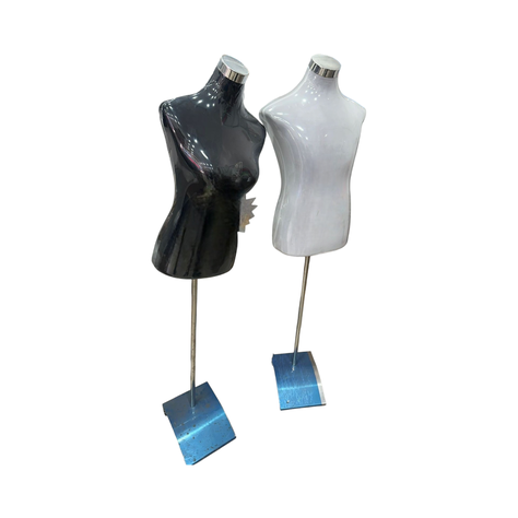 Torso Maniqui De Mujer Dama Con Pedestal-1
