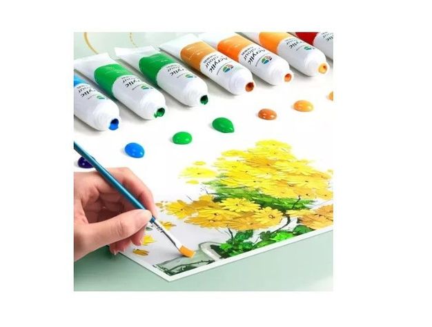 Set De Pinturas Acrílicas 36 Colores 12ml Arte Profesional-4