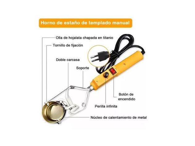 Crisol / Olla De Soldadura Portátil Para Estaño Pistola-4