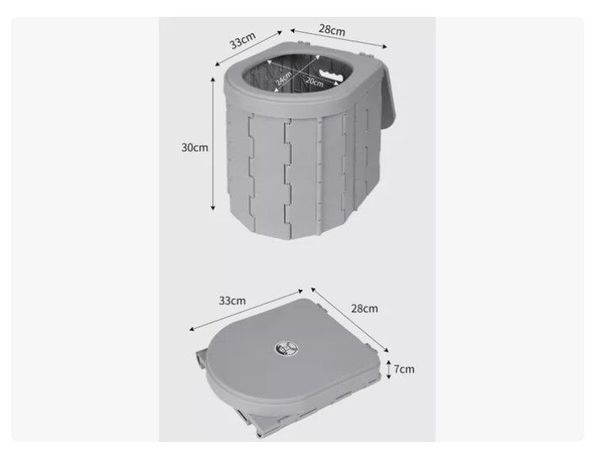 Inodoro Portátil Baño Plegable Para Camping-6