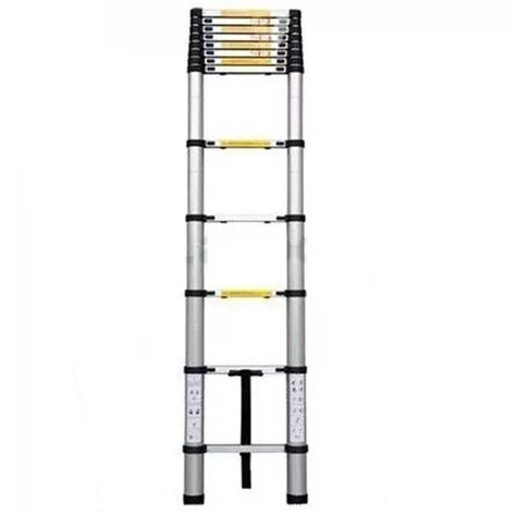 Escalera Telescopica Soporta 150kg Aluminio Retráctil 3.2 M-0
