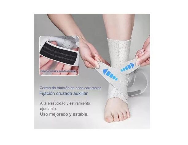 Estabilizador Tobillera Transpirable Con Soportes Laterales-7