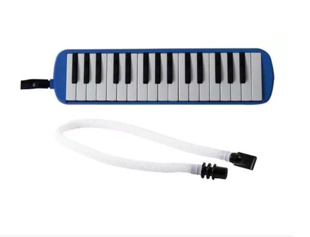 Melódica Teclado 32 Notas + Boquilla + Estuche Maletin /azul-1